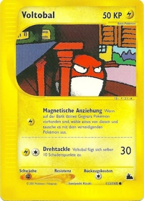 Voltobal 113 — Skyridge (German Pokémon TCG card)