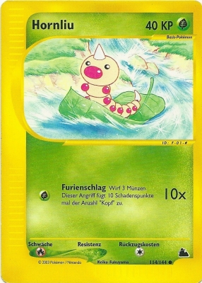 Hornliu 114 — Skyridge (German Pokémon TCG card)
