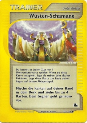 Wüsten -Schamane 123 — Skyridge (German Pokémon TCG card)