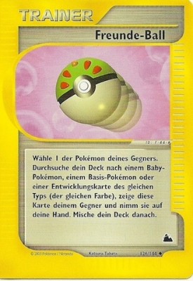 Freunde-Ball 126 — Skyridge (German Pokémon TCG card)