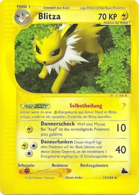 Blitza 13 — Skyridge (German Pokémon TCG card)