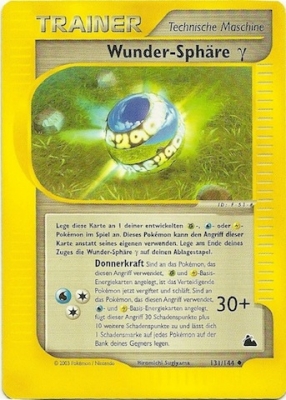 Wunder-Sphäre (Gamma) 131 — Skyridge (German Pokémon TCG card)