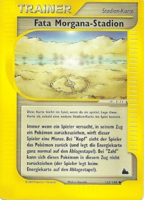 Fata Morgana-Stadion 132 — Skyridge (German Pokémon TCG card)