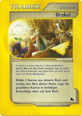 Orakel 138 — Skyridge (German Pokémon TCG card)
