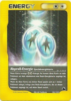 Abprall-Energie 142 — Skyridge (German Pokémon TCG card)