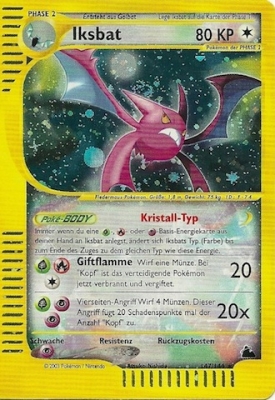 Iksbat 147 — Skyridge (German Pokémon TCG card)