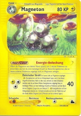 Magneton 19 — Skyridge (German Pokémon TCG card)