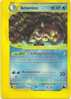 Amoroso 23 — Skyridge (German Pokémon TCG card)