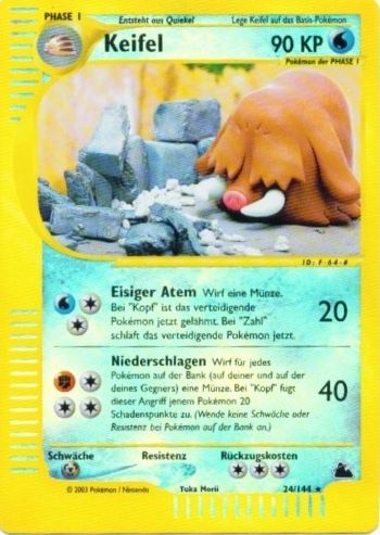 Keifel 24 — Skyridge (German Pokémon TCG card)