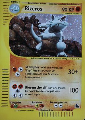 Rizeros 29 — Skyridge (German Pokémon TCG card)