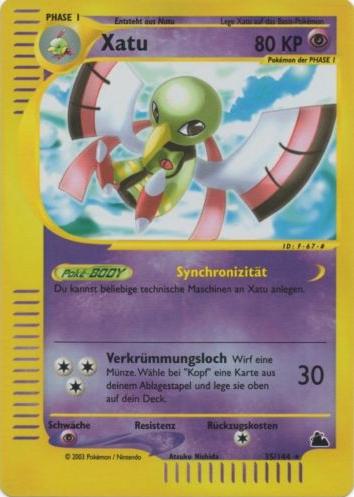 Xatu 35 — Skyridge (German Pokémon TCG card)