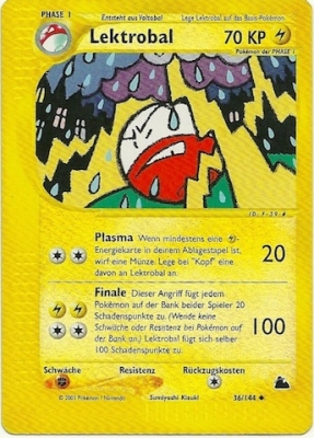 Lektrobal 36 — Skyridge (German Pokémon TCG card)