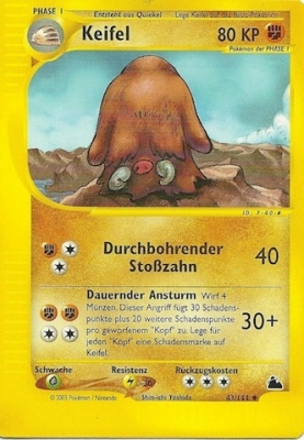 Keifel 43 — Skyridge (German Pokémon TCG card)