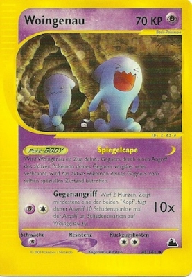 Woingenau 45 — Skyridge (German Pokémon TCG card)