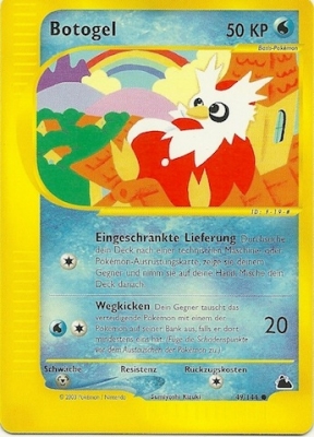 Botogel 49 — Skyridge (German Pokémon TCG card)