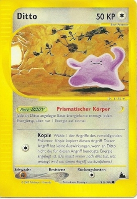 Ditto 51 — Skyridge (German Pokémon TCG card)