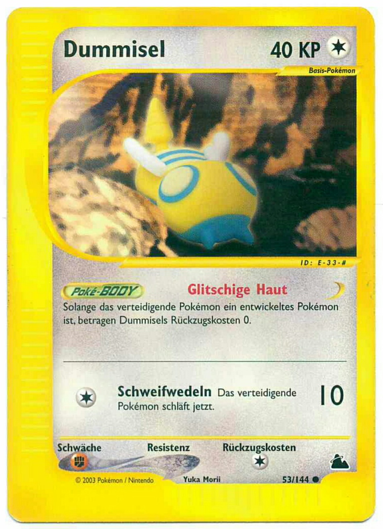 Dummisel 53 — Skyridge (German Pokémon TCG card)