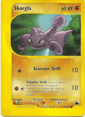 Skorgla 59 — Skyridge (German Pokémon TCG card)