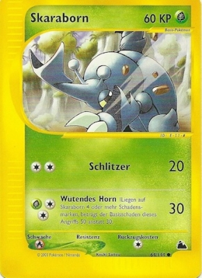 Skaraborn 64 — Skyridge (German Pokémon TCG card)