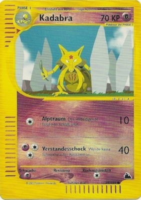 Kadabra 69 — Skyridge (German Pokémon TCG card)