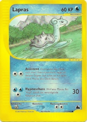 Lapras 71 — Skyridge (German Pokémon TCG card)