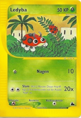 Ledyba 73 — Skyridge (German Pokémon TCG card)