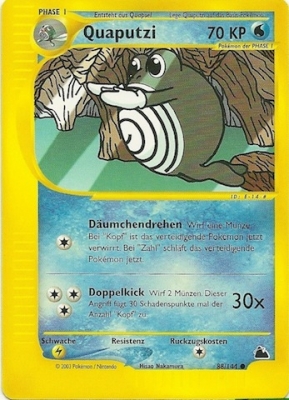 Quaputzi 88 — Skyridge (German Pokémon TCG card)