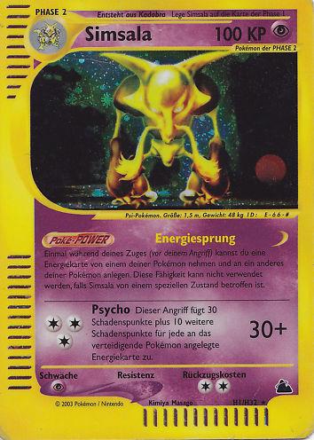 Arkani H02 — Skyridge (German Pokémon TCG card)