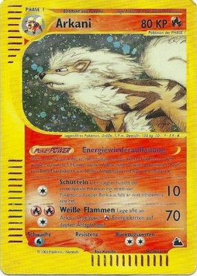 Arktos H03 — Skyridge (German Pokémon TCG card)