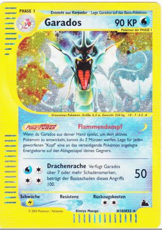 Hundemon H11 — Skyridge (German Pokémon TCG card)