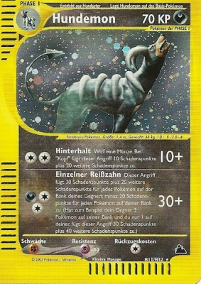 Blitza H12 — Skyridge (German Pokémon TCG card)