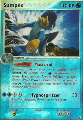 Sumpex 13 — EX Rubin & Saphir (German Pokémon TCG card)