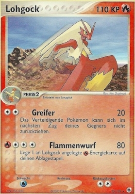 Lohgock 15 — EX Rubin & Saphir (German Pokémon TCG card)