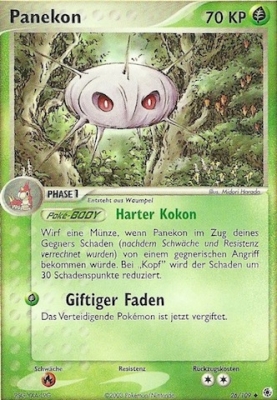 Panekon 26 — EX Rubin & Saphir (German Pokémon TCG card)