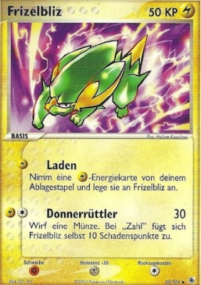 Frizelbliz 30 — EX Rubin & Saphir (German Pokémon TCG card)