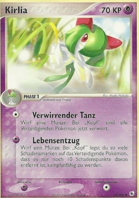 Kirlia 35 — EX Rubin & Saphir (German Pokémon TCG card)