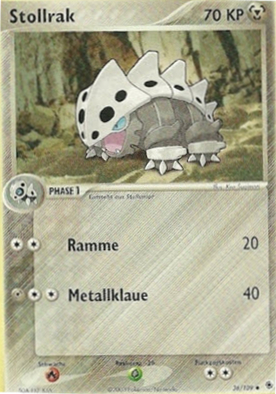 Stollrak 36 — EX Rubin & Saphir (German Pokémon TCG card)