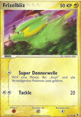Frizelbliz 53 — EX Rubin & Saphir (German Pokémon TCG card)