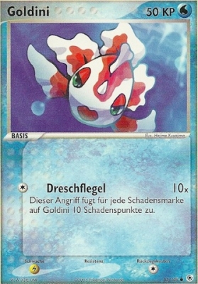 Goldini 55 — EX Rubin & Saphir (German Pokémon TCG card)