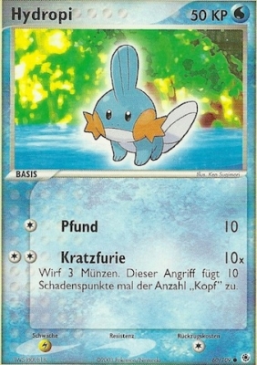 Hydropi 60 — EX Rubin & Saphir (German Pokémon TCG card)