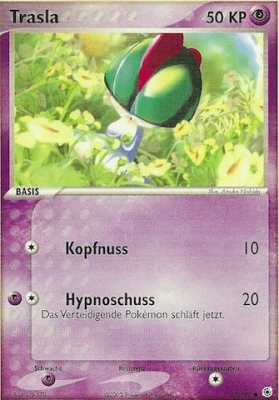 Trasla 67 — EX Rubin & Saphir (German Pokémon TCG card)