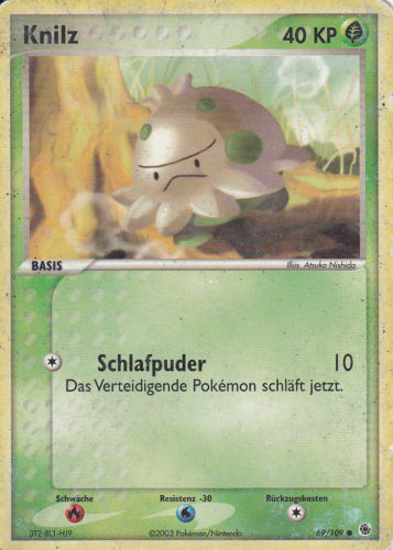 Knilz 69 — EX Rubin & Saphir (German Pokémon TCG card)
