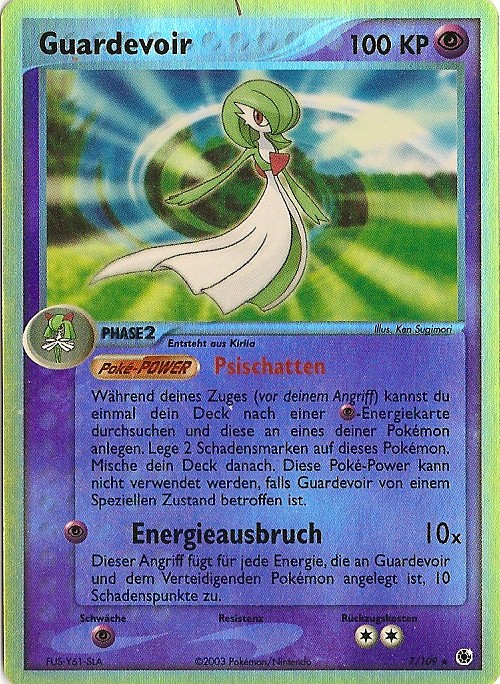 Guardevoir 7 — EX Rubin & Saphir (German Pokémon TCG card)