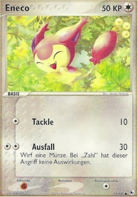 Eneco 71 — EX Rubin & Saphir (German Pokémon TCG card)