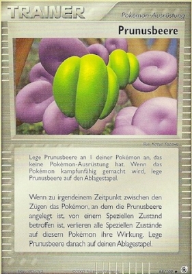Prunusbeere 84 — EX Rubin & Saphir (German Pokémon TCG card)