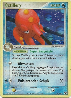 Octillery 10 — EX Verborgene Mächte (German Pokémon TCG card)