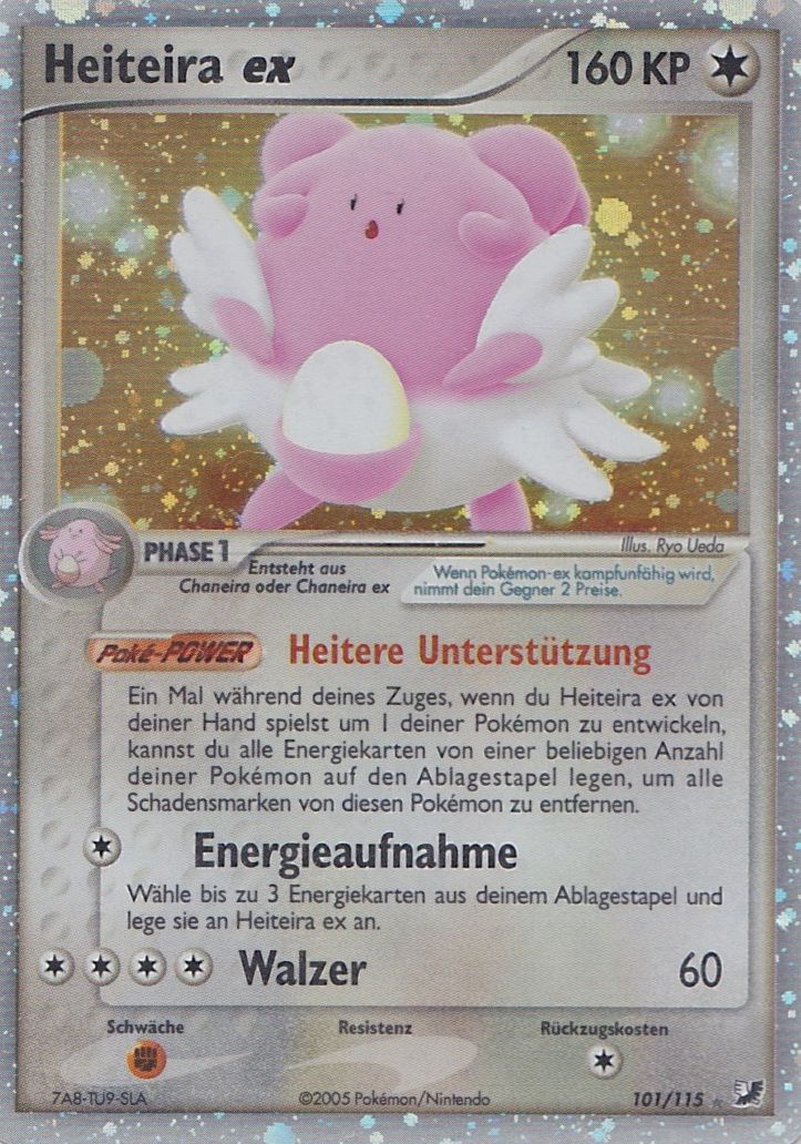 Heiteira ex 101 — EX Verborgene Mächte (German Pokémon TCG card)