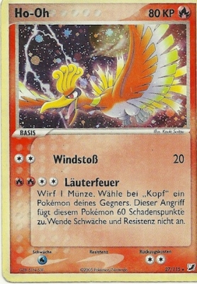 Ho-oh 27 — EX Verborgene Mächte (German Pokémon TCG card)