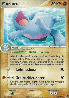 Morlord 44 — EX Verborgene Mächte (German Pokémon TCG card)