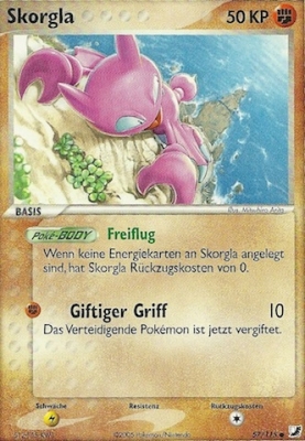 Skorgla 57 — EX Verborgene Mächte (German Pokémon TCG card)